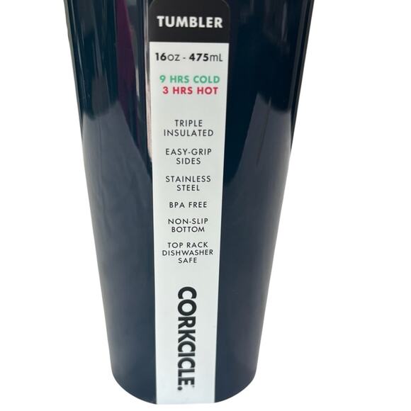 Corkcicle Midnight Blue Classic Stainless Steel Tumbler 16oz NEW - Picture 1 of 4
